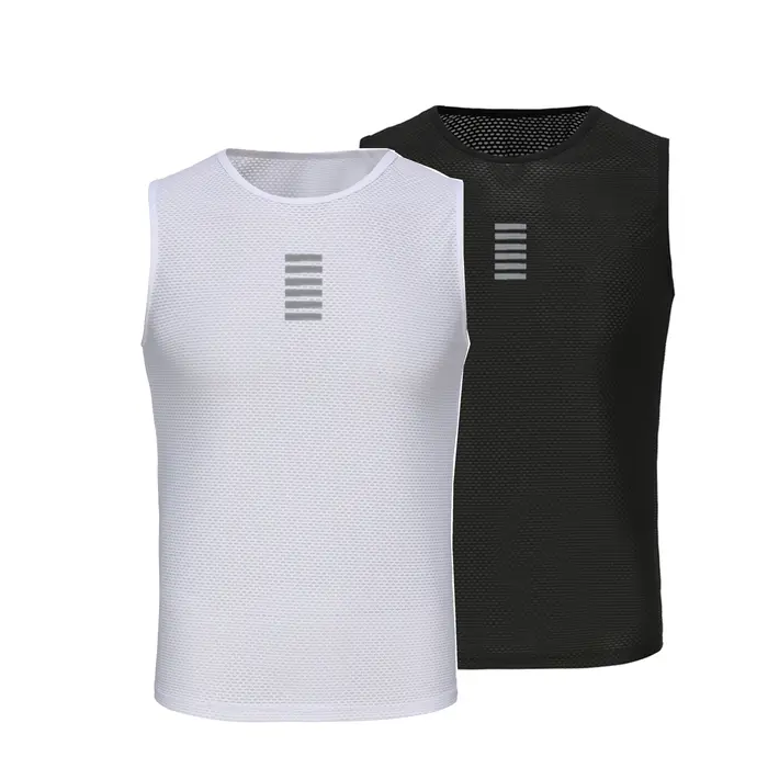 Rsantce 2023 couche de Base de cyclisme sans manches vtt vélo sport chemise sous-vêtements course