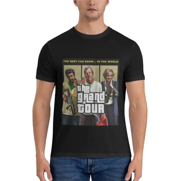 T-shirt graphique The Grand Tour Merchandise Essential pour hommes, vêtements pour garçons