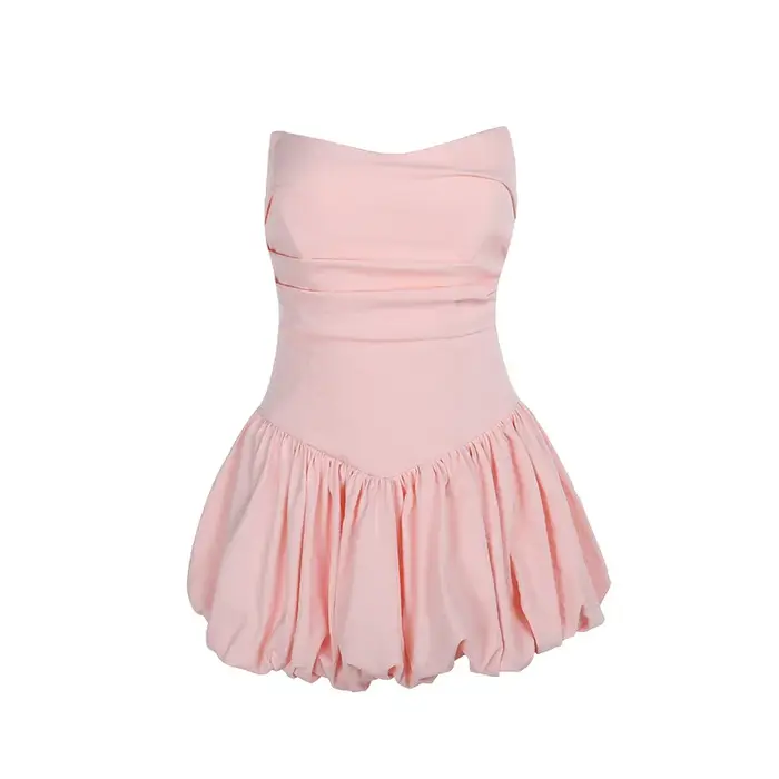 Robe bustier sexy à motif floral