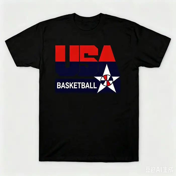 T-shirt graphique vintage USA Basketball