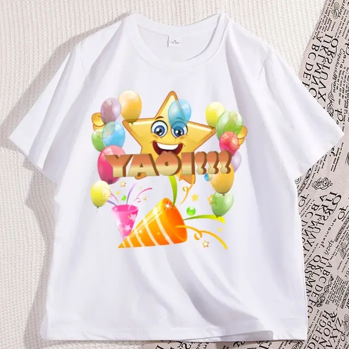 Pastel Yaoi esthétique t-shirt décontracté coton à manches courtes col rond t-shirts doux Kawaii graphique
