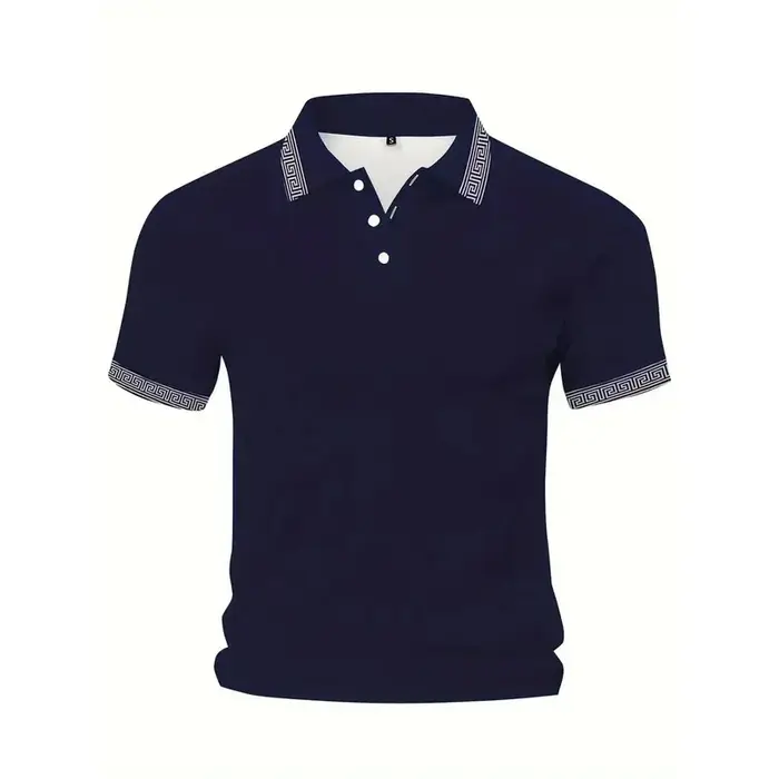 Nouveaux polos pour hommes pour l'été 2026 : motif rayé 3D décontracté