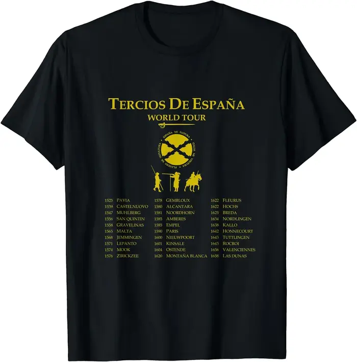 T-shirt manches courtes col rond homme, estival et décontracté, Los Tercios Españoles World Tour: Hi