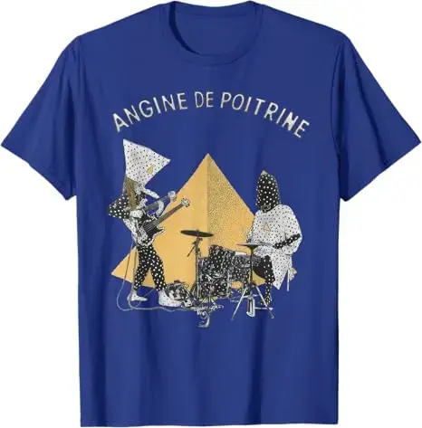 T-shirt vintage Angine De Poitrine avec motif musical
