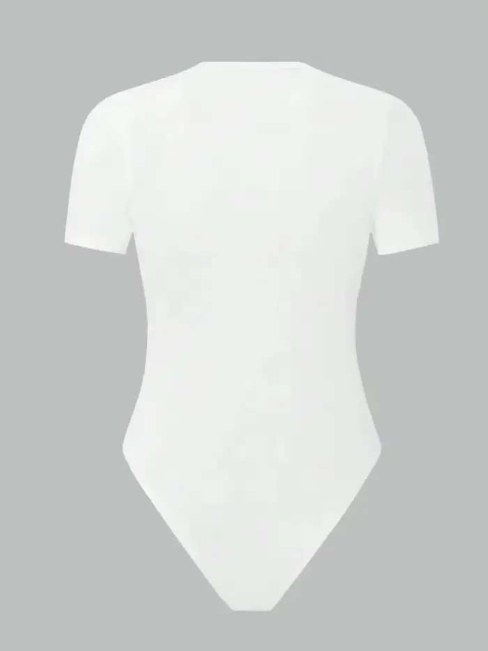 Body basique à manches courtes pour femmes