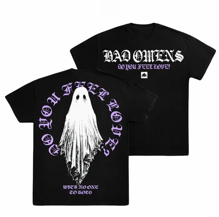 Bad Omens Do You Feel Love Tour 2026 T-shirt unisexe style rétro rock Y2k gothique 100% coton été no