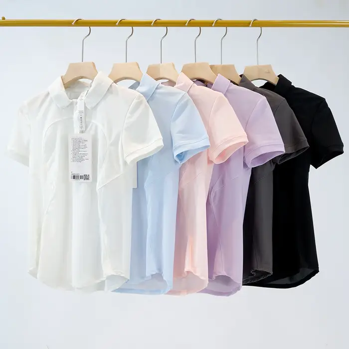 Polo à manches courtes pour femme