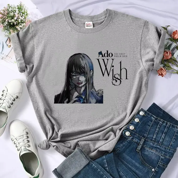 Ado t-shirts femmes anime t-shirt femme anime y2k streetwear vêtements