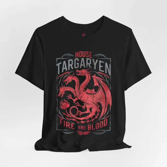 T-shirt imprimé graphique House of The Dragon pour hommes et femmes, vêtements d'été 100 coton Y2K, 