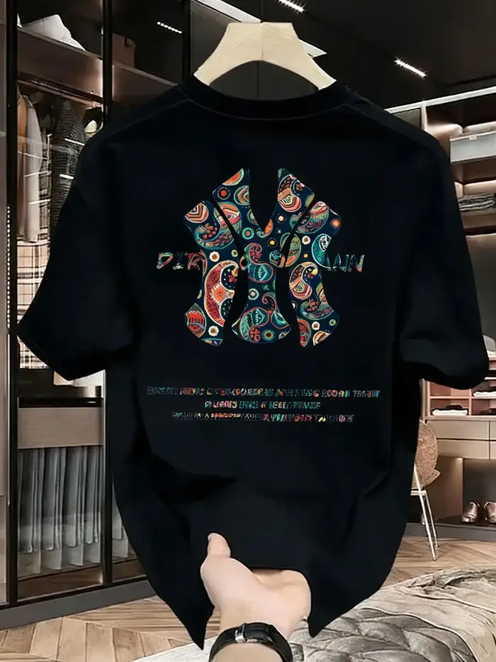 T-shirt imprimé d'été pour homme - T-shirt ample de haute qualité, décontracté, polyvalent et tendan