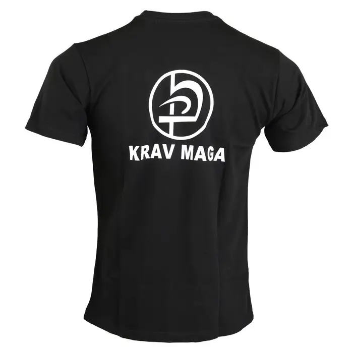 Krav Maga – t-shirt noir en coton pour homme