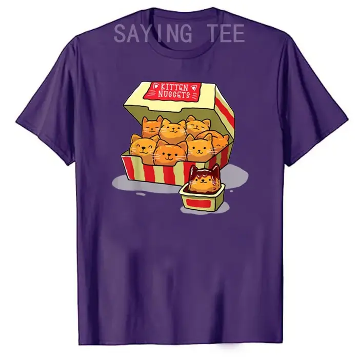 T-shirt jetable de pépites de chaton