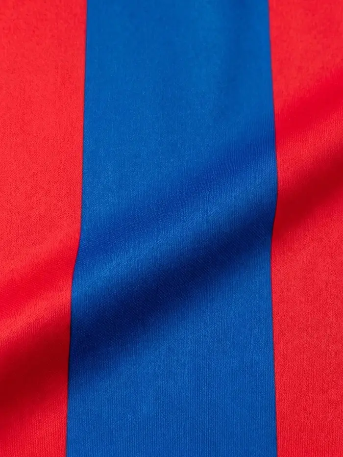 T-shirt Rayé Style Rétro Anglais 00 Imprimé Color Block Rayures Verticales Rouge Bleu Coupe Ample Sportif Maillot Décontracté Été Y2K