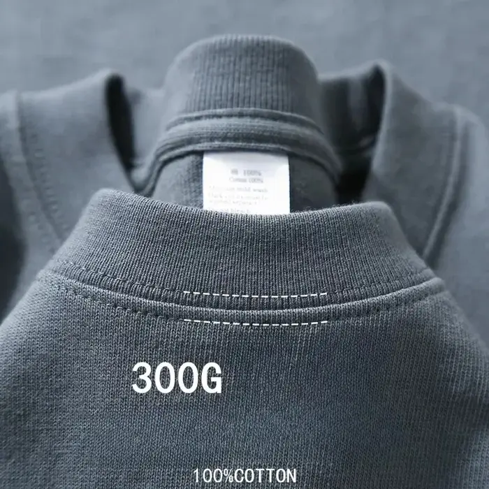 T-shirt à manches courtes en coton épais