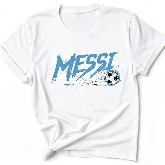 Coupe du Monde 2026 : Bientôt, vous aurez le T-shirt Messi ! T-shirt graphique de football amusant, cadeau pour les fans d'Argentine, vêtement.