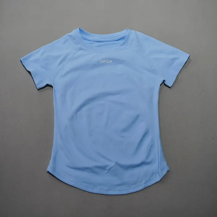 DFDK T-shirt de sport à col rond pour femme