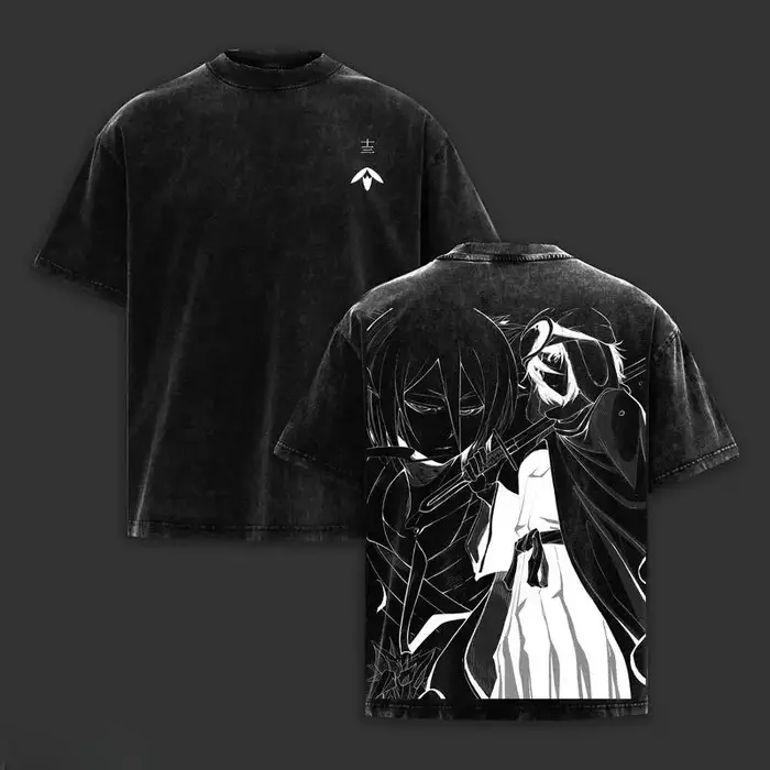 T-shirt imprimé BLEACH Kuchiki Rukia Anime pour hommes et femmes