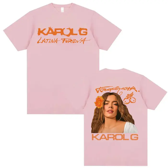 T-shirt de la tournée d'album Tropicoqueta 2026 de la chanteuse Karol G