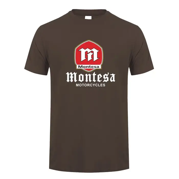 Montesa moto t-shirt été hommes drôle coton à manches courtes