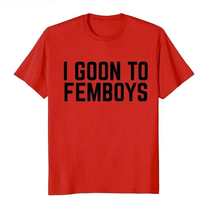 I Goon to FEMBOYS T-shirt certifié Gooner Meme Gooning pour hommes et femmes