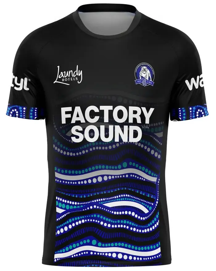 Best-seller d'été pour hommes, T-shirt d'entraînement de Rugby Bulldogs Canterbury-Bankstown, un hau
