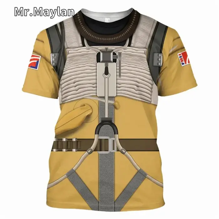 T-shirt à manches courtes pour hommes, imprimé en 3D sur le thème de Darth Vader, respirant, à séchage rapide, pour sport, Cosplay, Street, mode décontractée, vêtements d'été