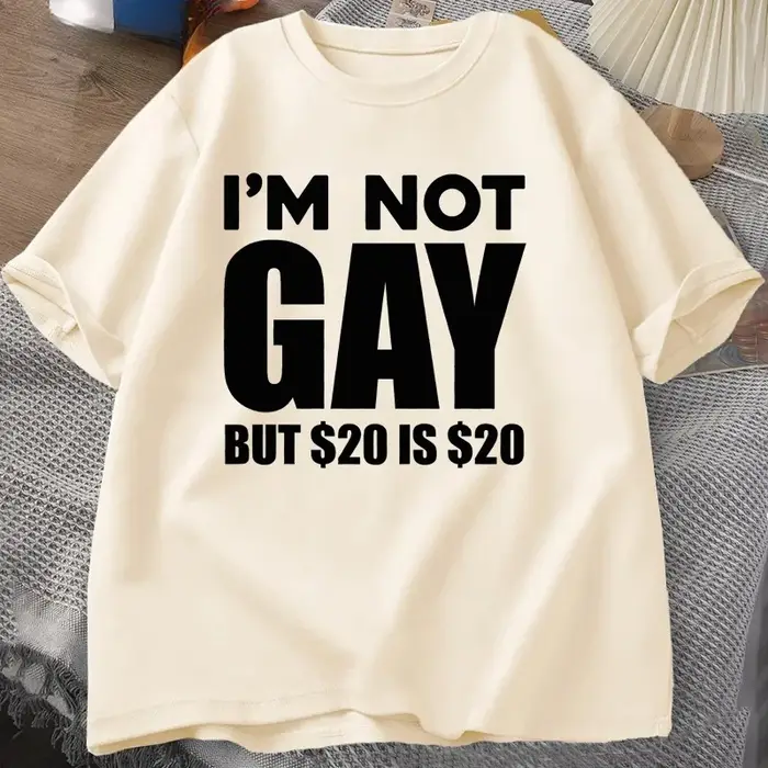 T-shirt « Je ne suis pas gay