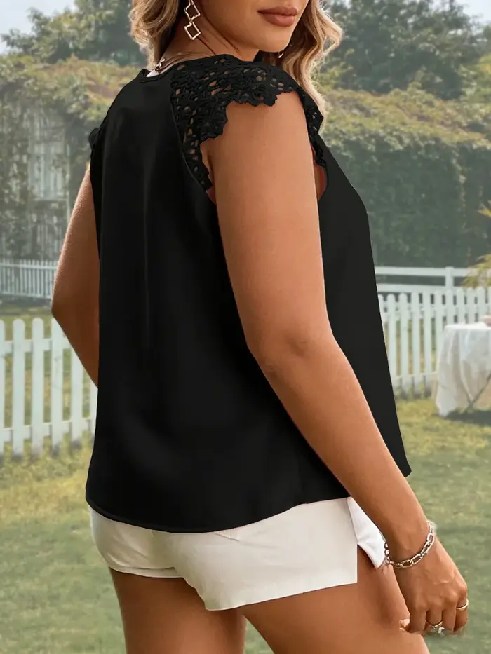 Débardeur Chic Grande Taille pour Femme – Col V