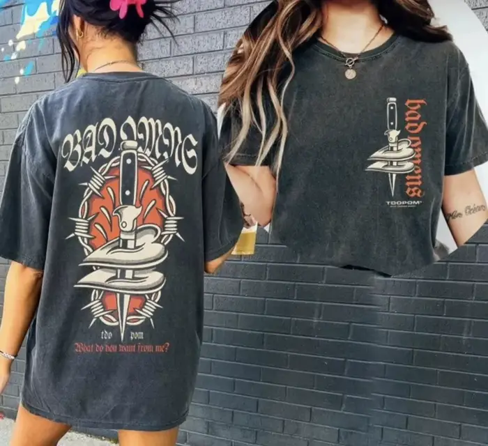 Mauvais présages chemise bande amour tueur musique Tour chemise T-Shirt à manches courtes chemise un