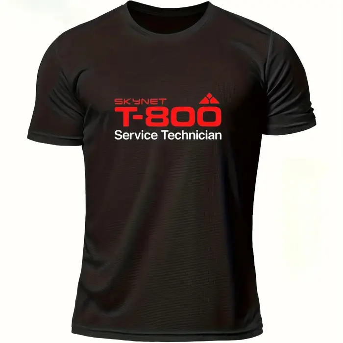 T-shirt pour homme Cyberpunk SKYNET T-800 Terminator