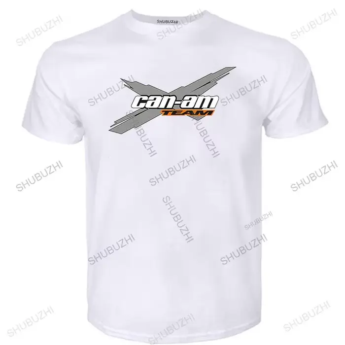 Nouveau arrivé hommes T-Shirt Can-Am équipe Brp Atv noir à manches courtes T-Shirt pour hommes plus 