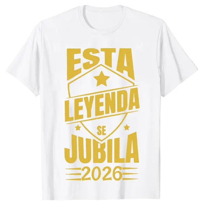 T-shirt Rétro « The Man Be Retired 2026 » – Cadeau pour Papa à la retraite – Vêtements pour Hommes 100% Coton Doux – T-shirts Décontractés Unisexe – Taille EU