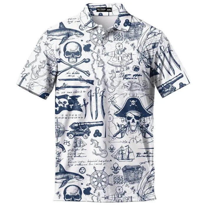 Polo crâne chemises hawaïennes pour hommes squelette