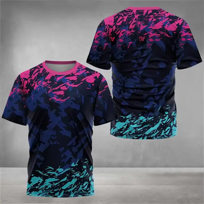 2025 nouveaux T-shirts de sport d'été pour hommes mode Streetwear