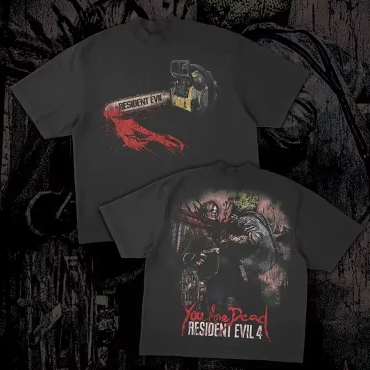 T-shirt Resident Evil Biohazard 3 en coton à manches courtes
