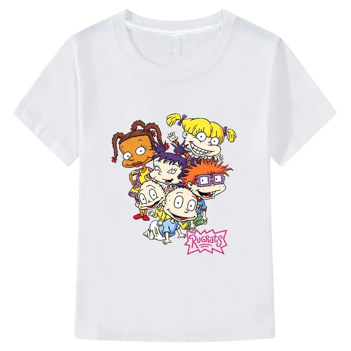 T-shirt pour enfants Rugrats 100% coton imprimé dessin animé