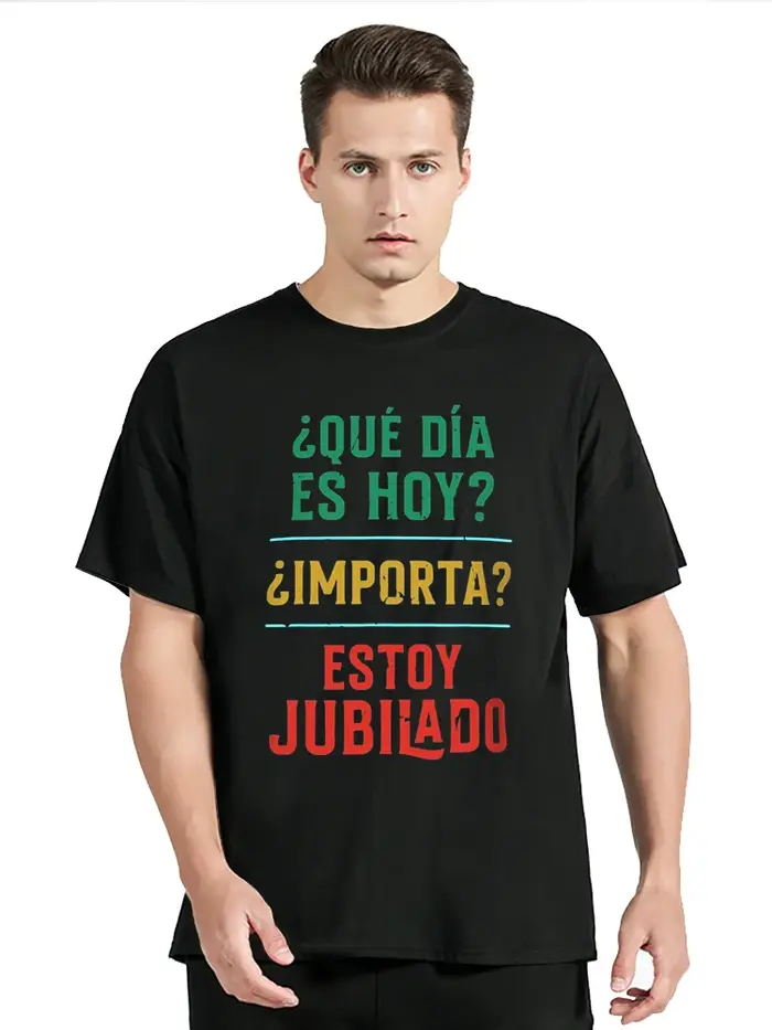 Je retraite T-shirt Vintage drôle texte espagnol