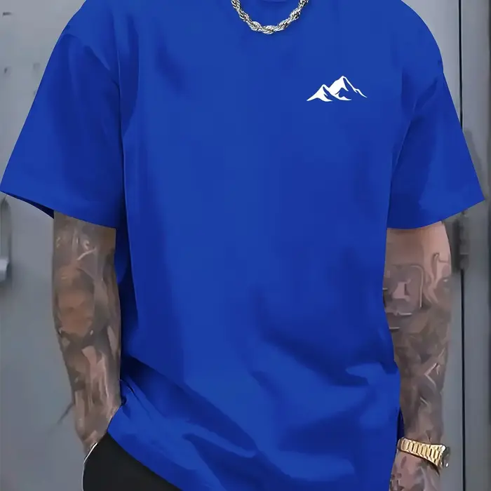 T-shirt d'été pour homme adulte 100% coton pur