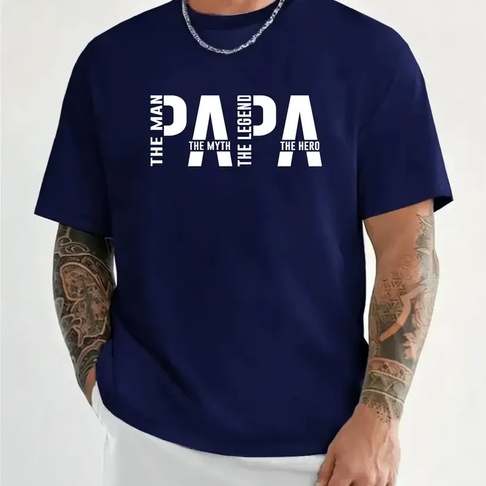 T-shirt drôle Papa le Homme le Mythe la Légende pour hommes