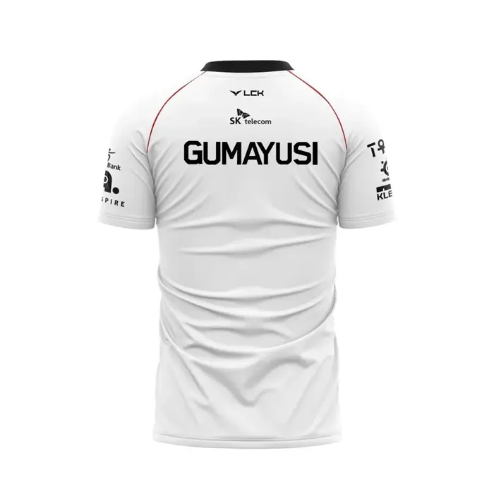 Uniforme de l'équipe du Club de sport électronique T1