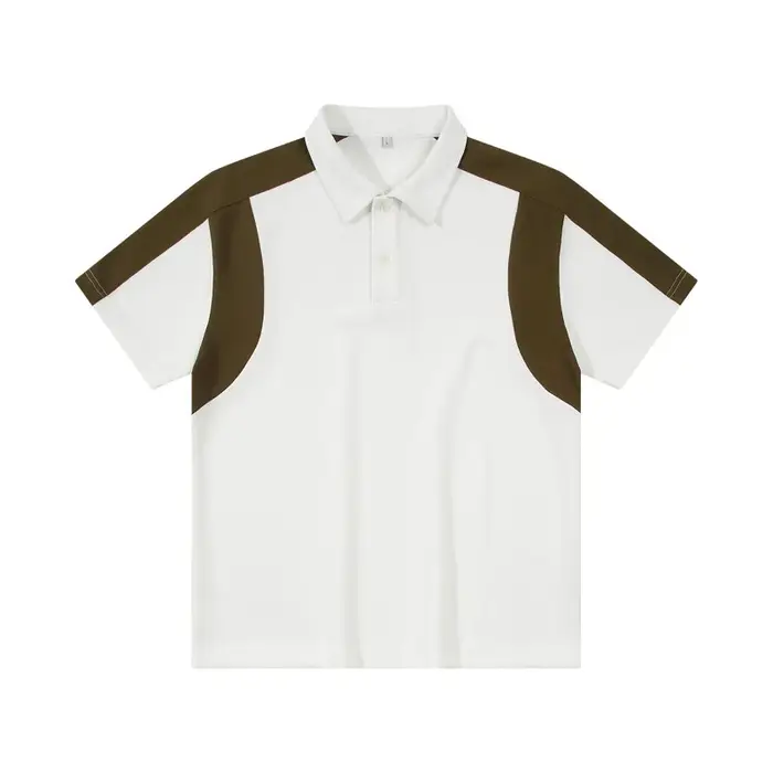 Polo Homme Ample Nouvelle Collection Printemps-Été 2026 à Col Revers et Manches Courtes