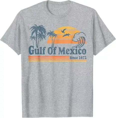 T-shirt de plage du golfe du Mexique depuis 1672