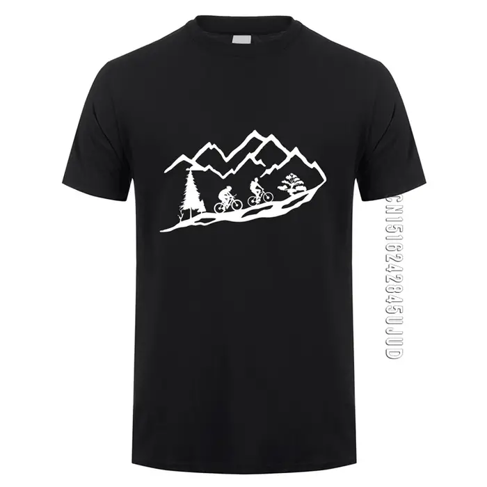 T-shirt unisexe en coton à col rond pour homme, cadeau d'anniversaire cool, VTT, été