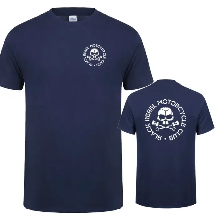 Black Rebel Motorcycle Club T Shirt pour hommes d'été Cool Cotton Short Sleeve MC