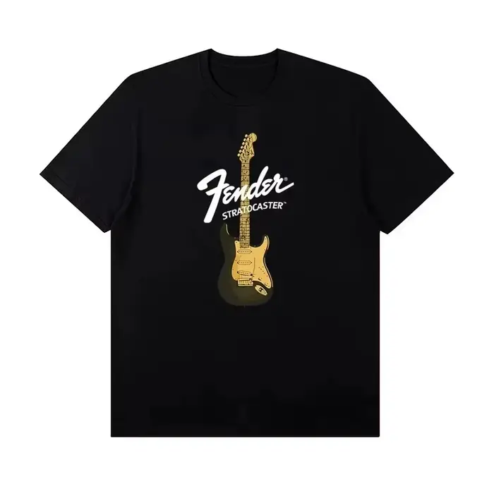 Fender EST 1946 T-shirt avec logo vintage pour hommes et femmes