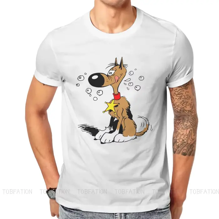 Lucky Luke Cartoon Rataplan T Shirt pour hommes