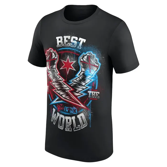 T-shirt Punk Rains Fists pour hommes