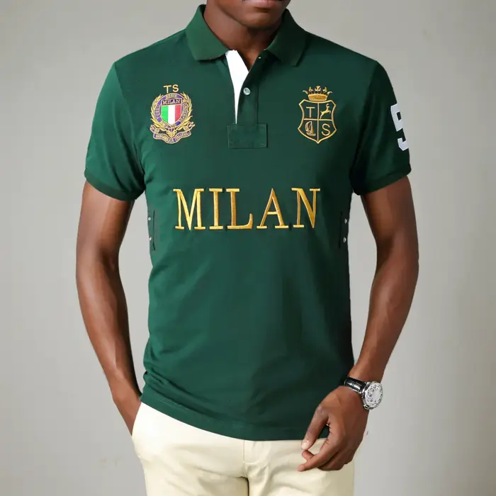 Polo de Styliste à Manches Courtes pour Homme