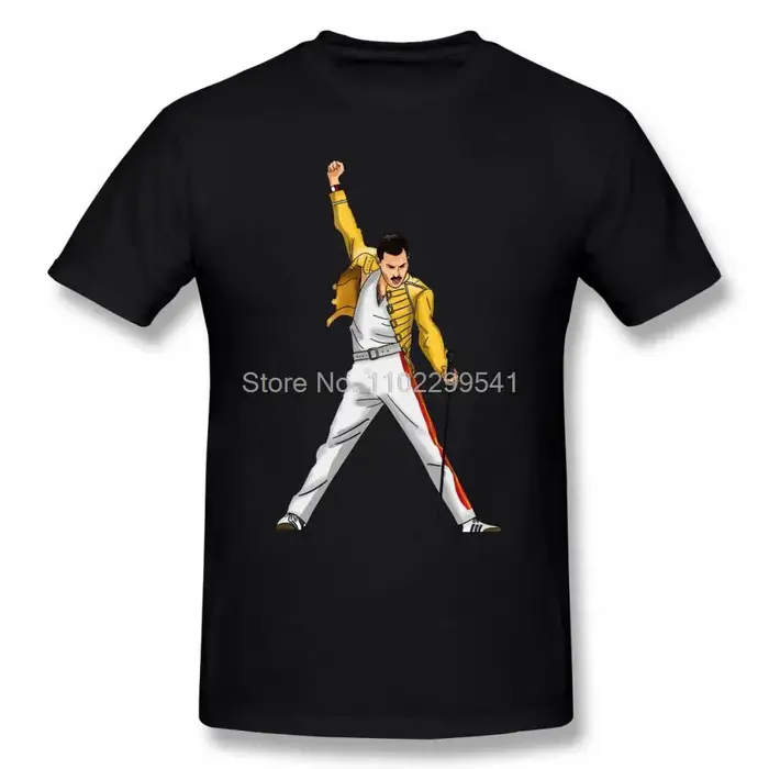 Freddie Mercury T-shirt surdimensionné à manches courtes