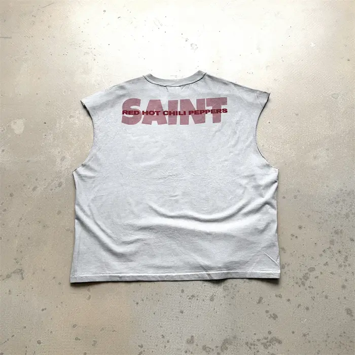 Saint RHCP T-shirt à manches coupées pour hommes et femmes